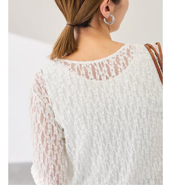 FRAMeWORK「≪予約≫ストレッチレース2WAY-カーディガン」|Tシャツ・カットソー|