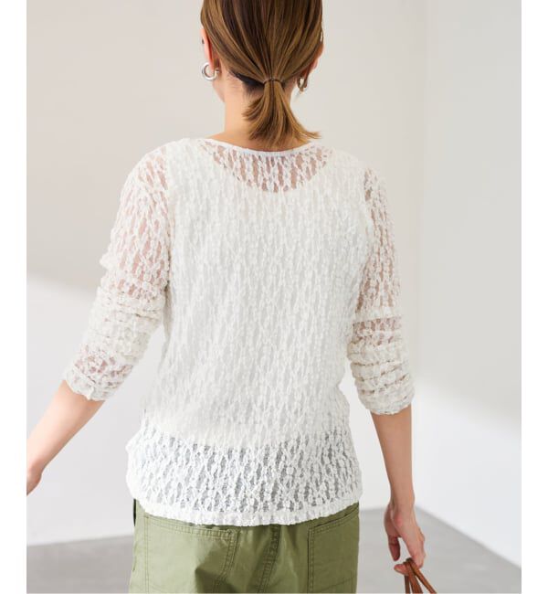 FRAMeWORK「≪予約≫ストレッチレース2WAY-カーディガン」|Tシャツ・カットソー|