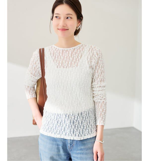 FRAMeWORK「≪予約≫ストレッチレース2WAY-カーディガン」|Tシャツ・カットソー|