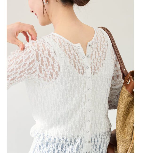 FRAMeWORK「≪予約≫ストレッチレース2WAY-カーディガン」|Tシャツ・カットソー|