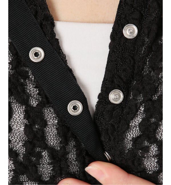 FRAMeWORK「≪予約≫ストレッチレース2WAY-カーディガン」|Tシャツ・カットソー|