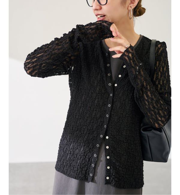 FRAMeWORK「≪予約≫ストレッチレース2WAY-カーディガン」|Tシャツ・カットソー|