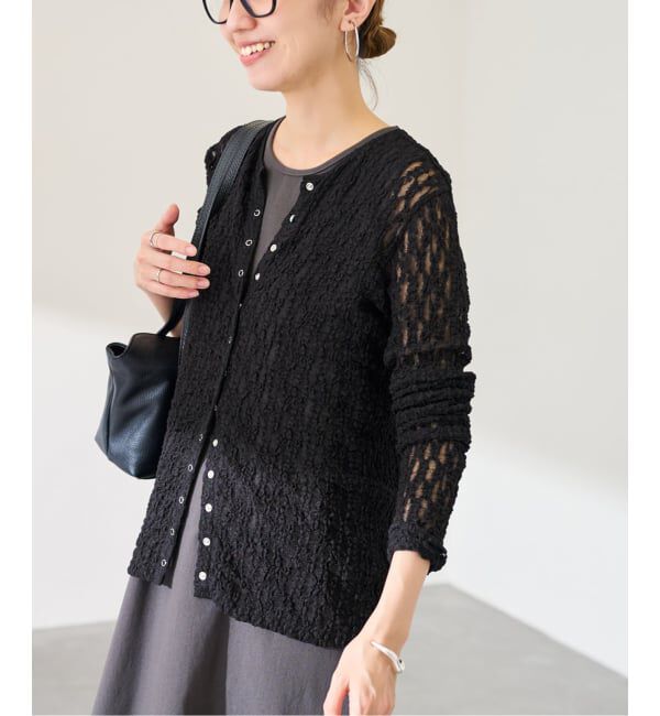 FRAMeWORK「≪予約≫ストレッチレース2WAY-カーディガン」|Tシャツ・カットソー|