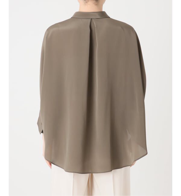 NOBLE「《予約》ゴールドボタンニュアンスシャツ」|シャツ・ブラウス|