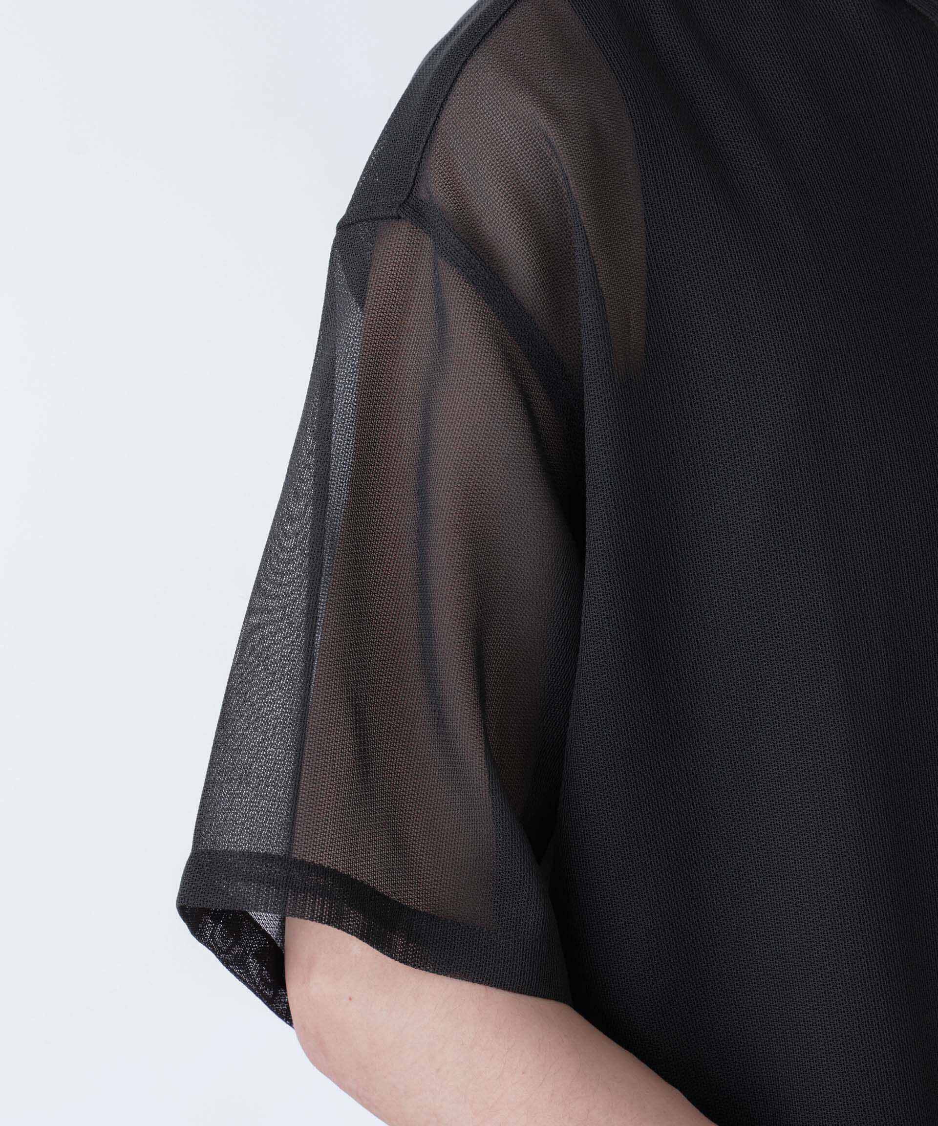 nano･universe「レギュラーカラーテックメッシュシャツ 半袖」|シャツ・ブラウス|