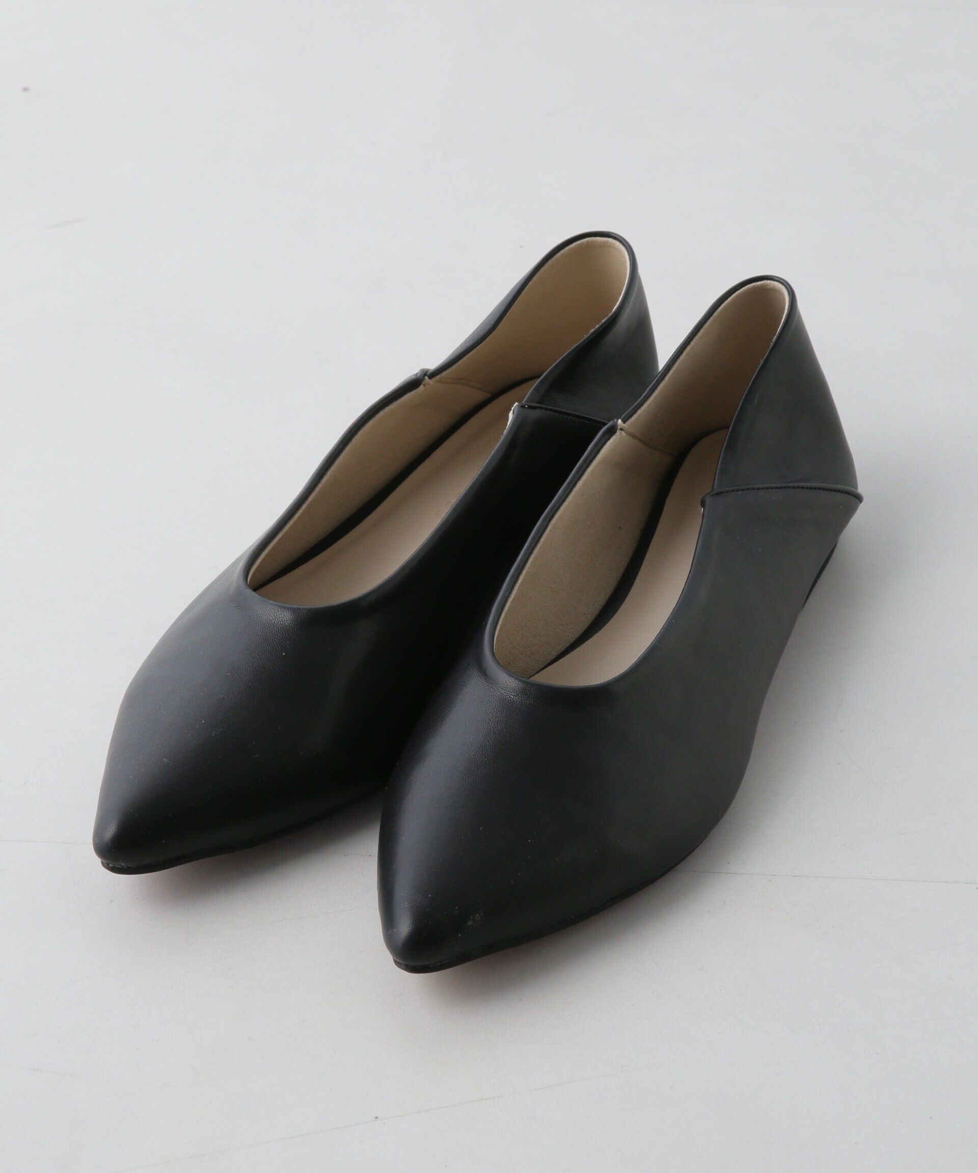 nano･universe「アーモンドトゥバレエシューズ」|ビジネス・ドレスシューズ|