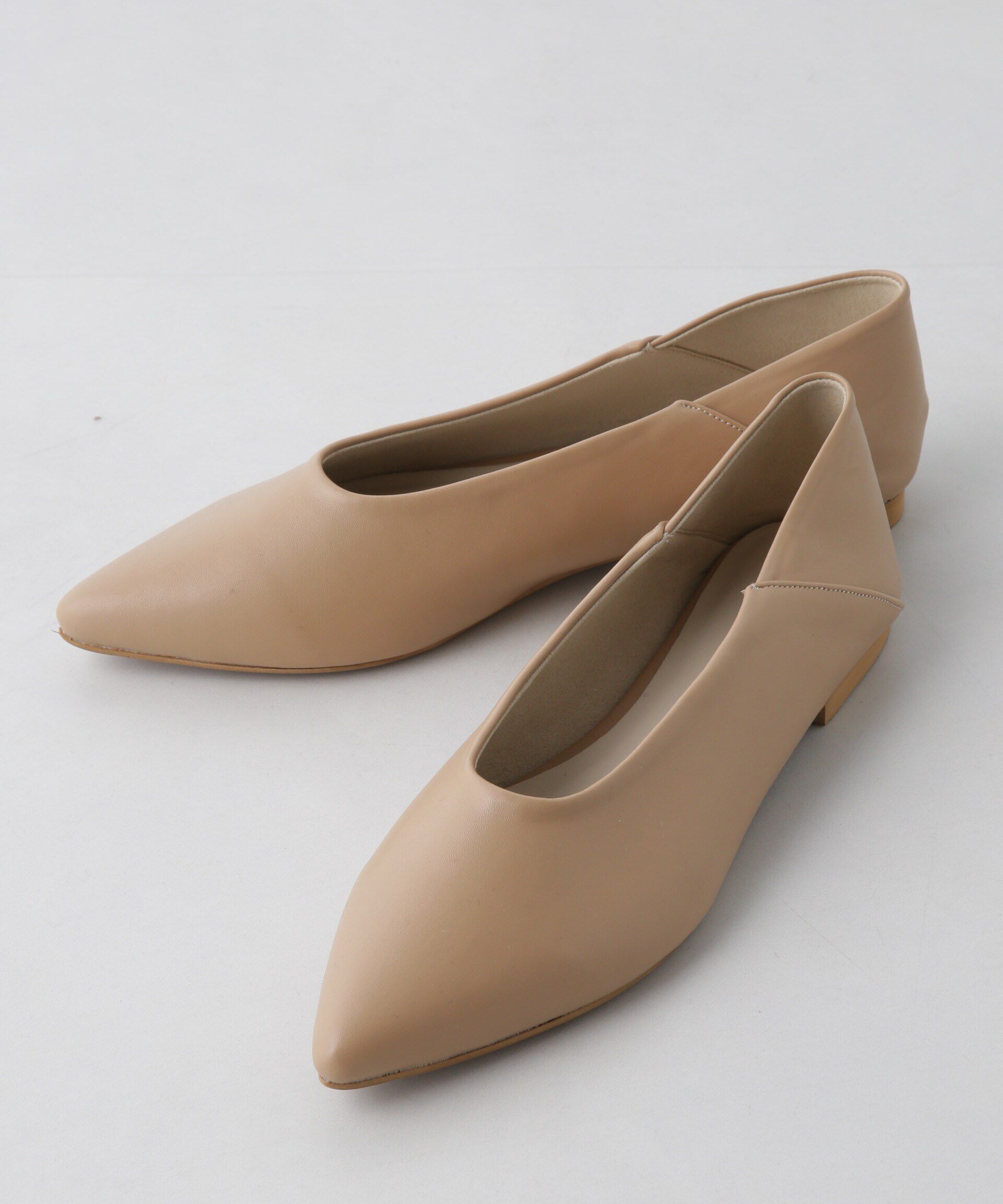nano･universe「アーモンドトゥバレエシューズ」|ビジネス・ドレスシューズ|