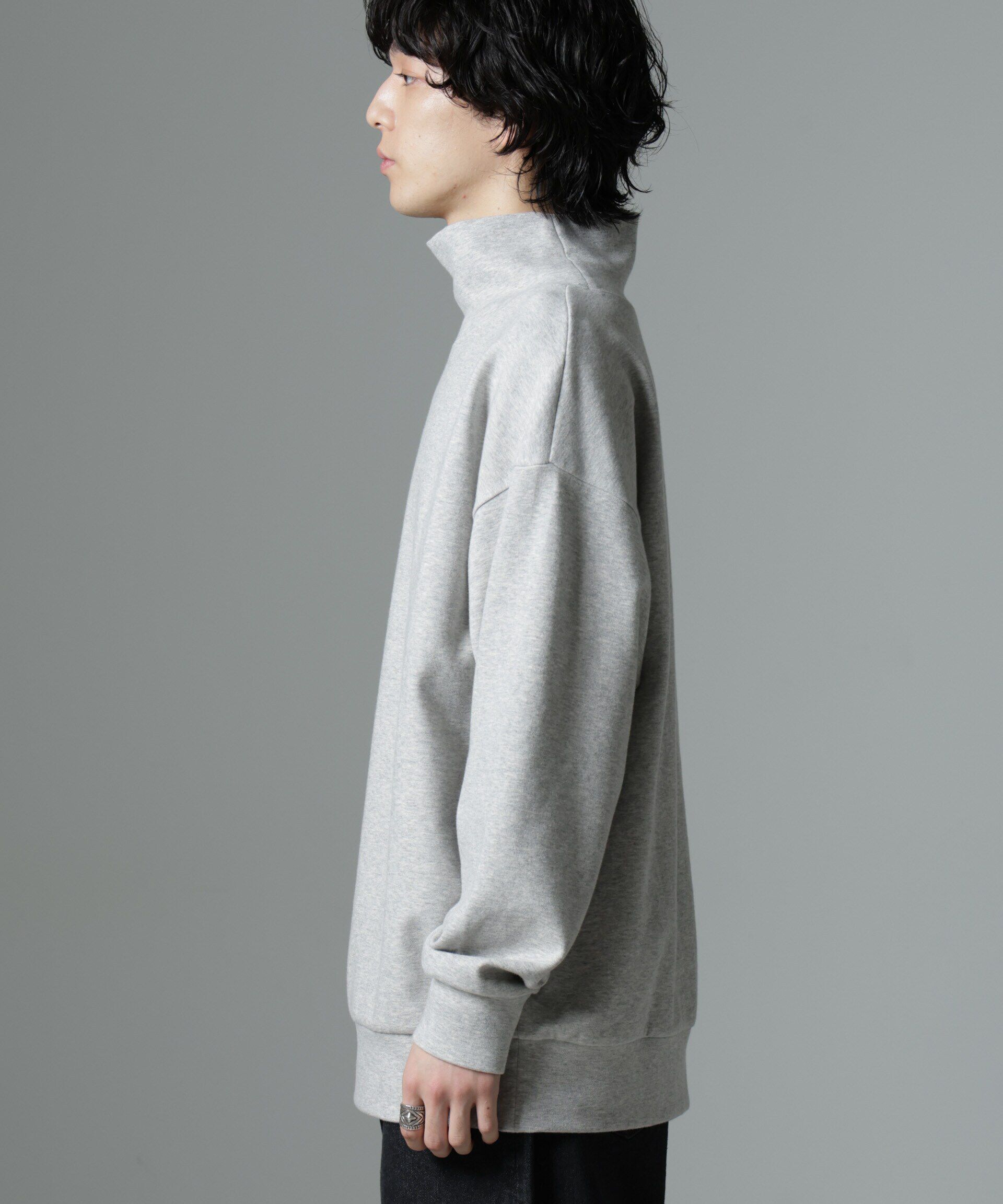 nano･universe「ジャガードポンチタートルプルオーバー」|Tシャツ・カットソー|