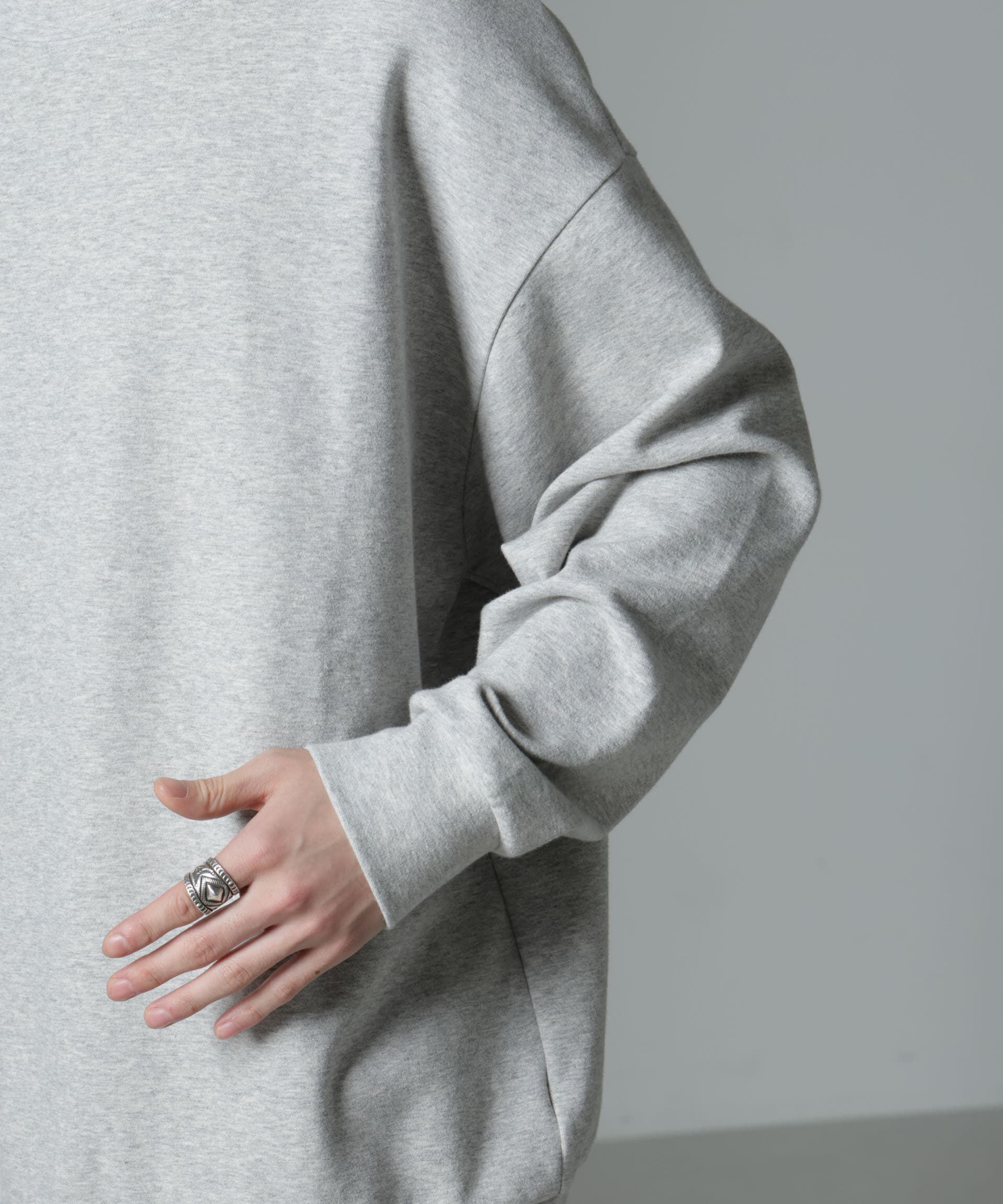 nano･universe「ジャガードポンチタートルプルオーバー」|Tシャツ・カットソー|