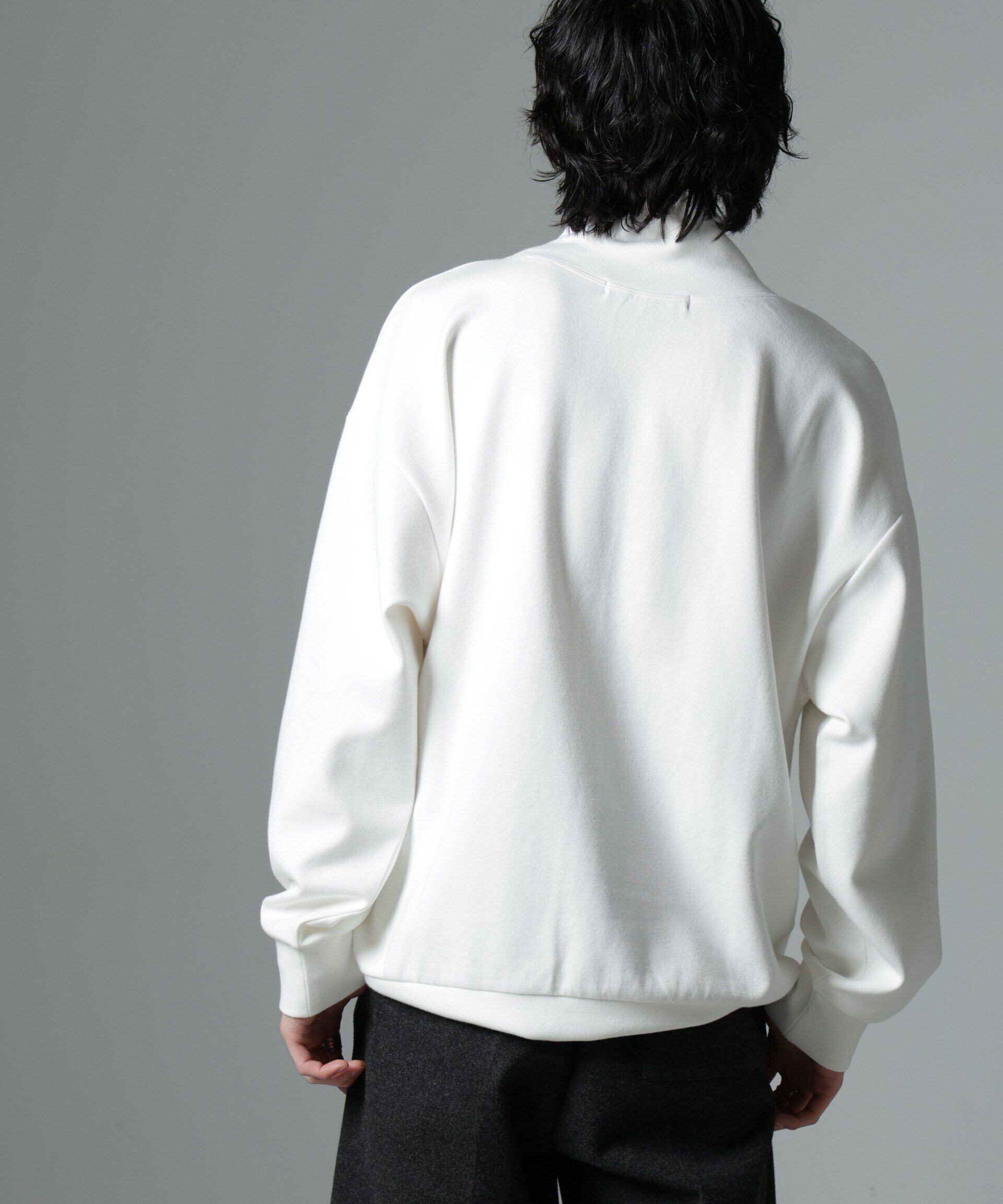 nano･universe「ジャガードポンチタートルプルオーバー」|Tシャツ・カットソー|