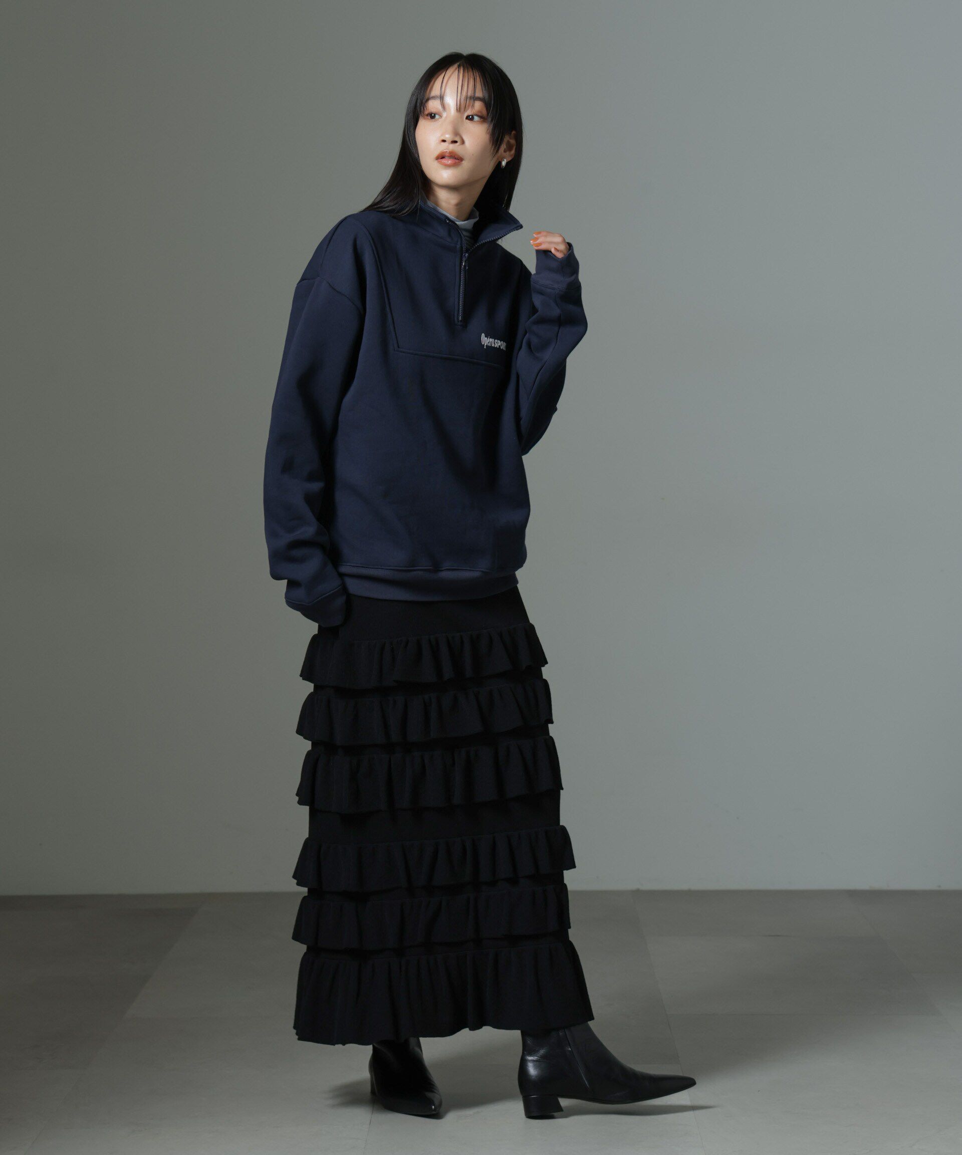 nano･universe「OperaSPORT/MARLEY UNISEX HALFZIP」|Tシャツ・カットソー|