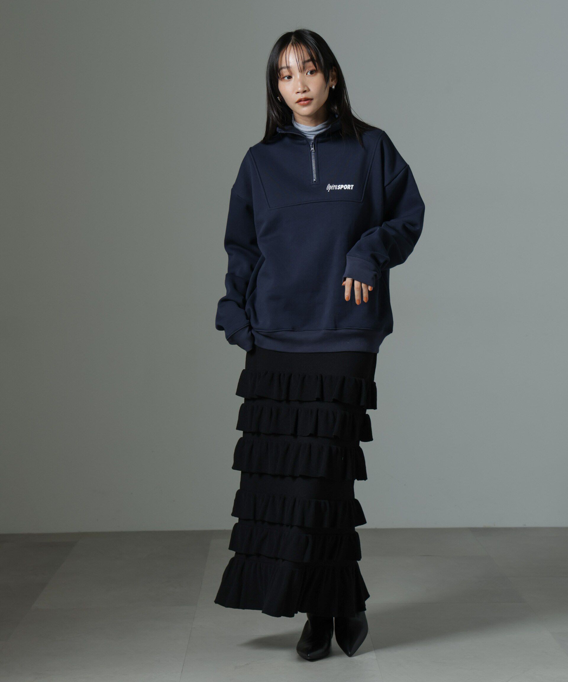 nano･universe「OperaSPORT/MARLEY UNISEX HALFZIP」|Tシャツ・カットソー|