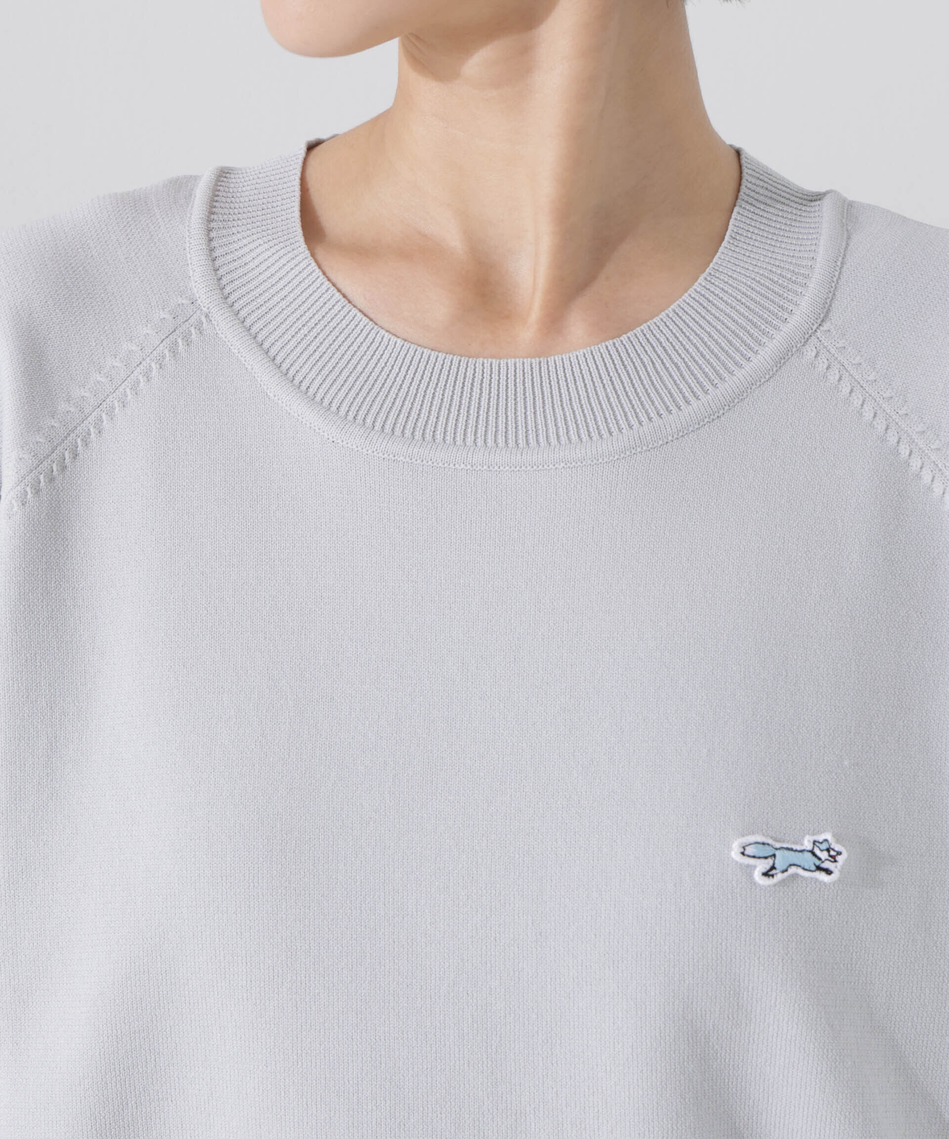 nano･universe「PENNEYS別注TheFOXクルーネックサマーニット」|ニット・セーター|