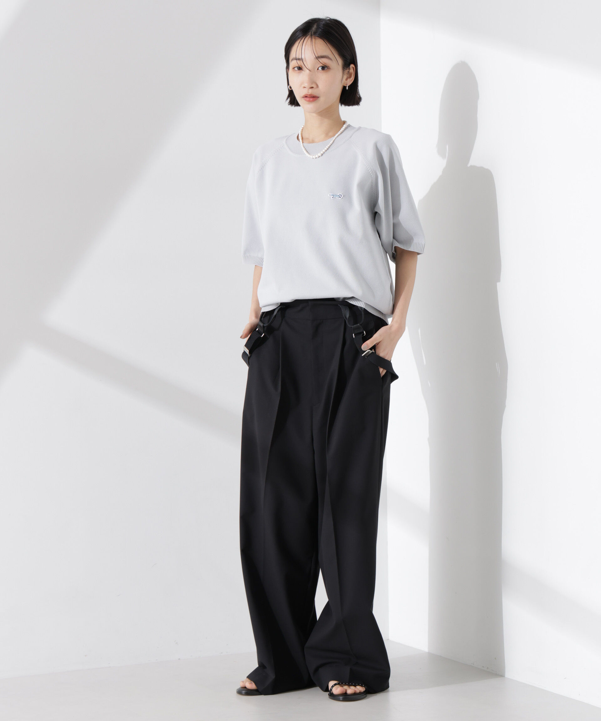 nano･universe「PENNEYS別注TheFOXクルーネックサマーニット」|ニット・セーター|