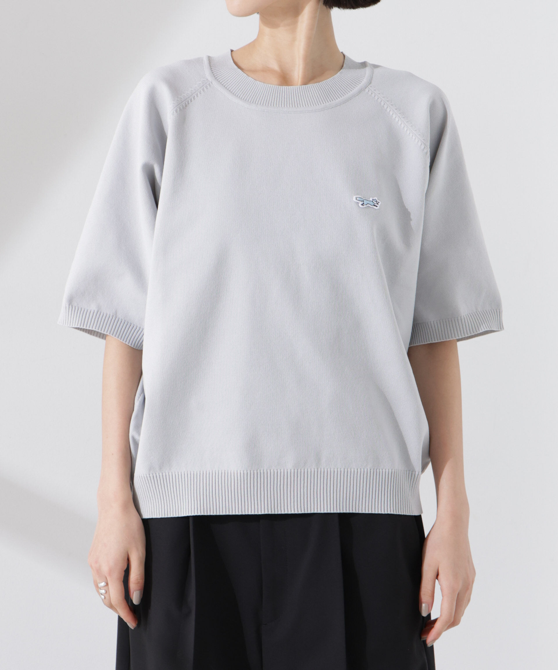 nano･universe「PENNEYS別注TheFOXクルーネックサマーニット」|ニット・セーター|