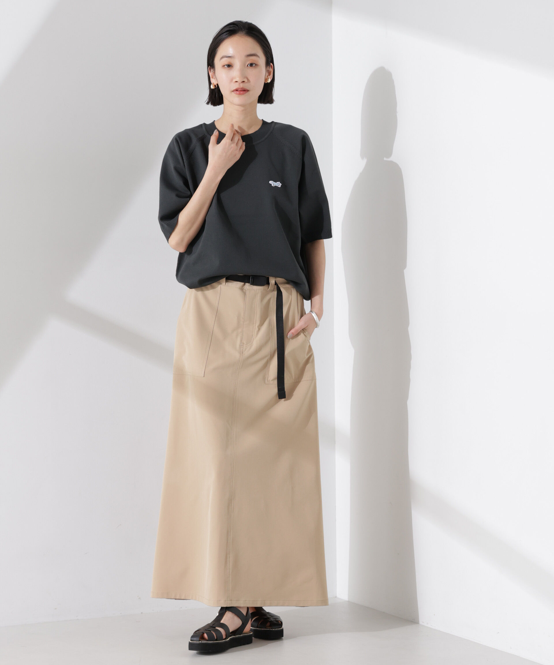 nano･universe「PENNEYS別注TheFOXクルーネックサマーニット」|ニット・セーター|