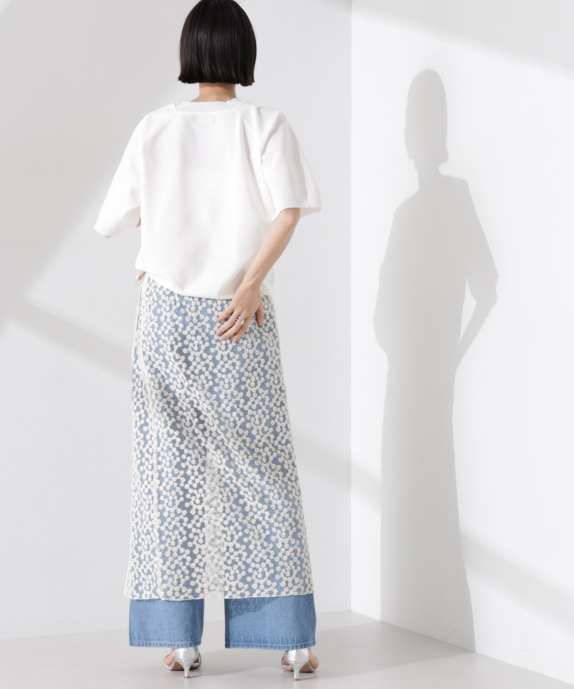 nano･universe「PENNEYS別注TheFOXクルーネックサマーニット」|ニット・セーター|