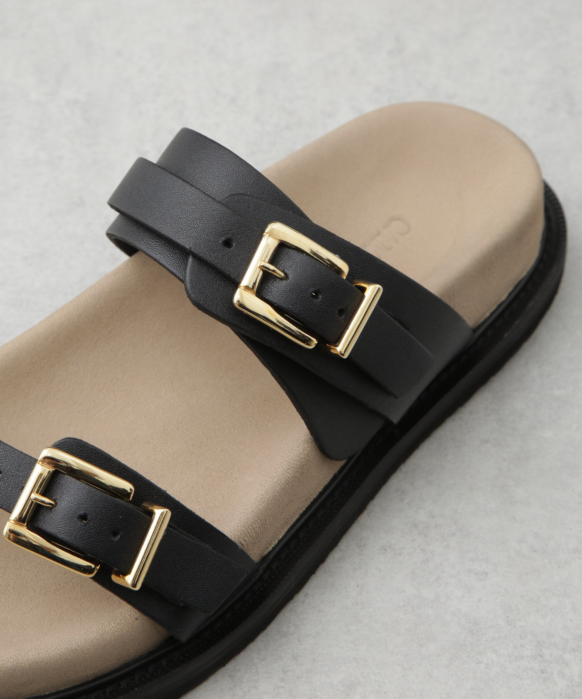 nano･universe「CAMINANDO/DOUBLE BUCKLE SANDALS」|サンダル|