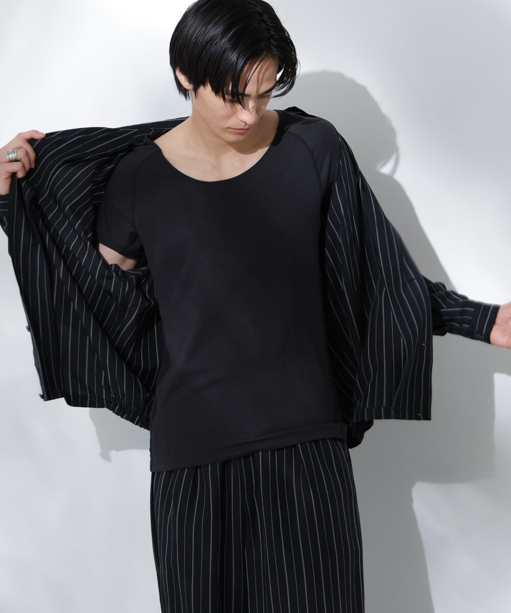 nano･universe「Anti Soaked(R)  Plus インナーTシャツ 半袖」|Tシャツ・カットソー|