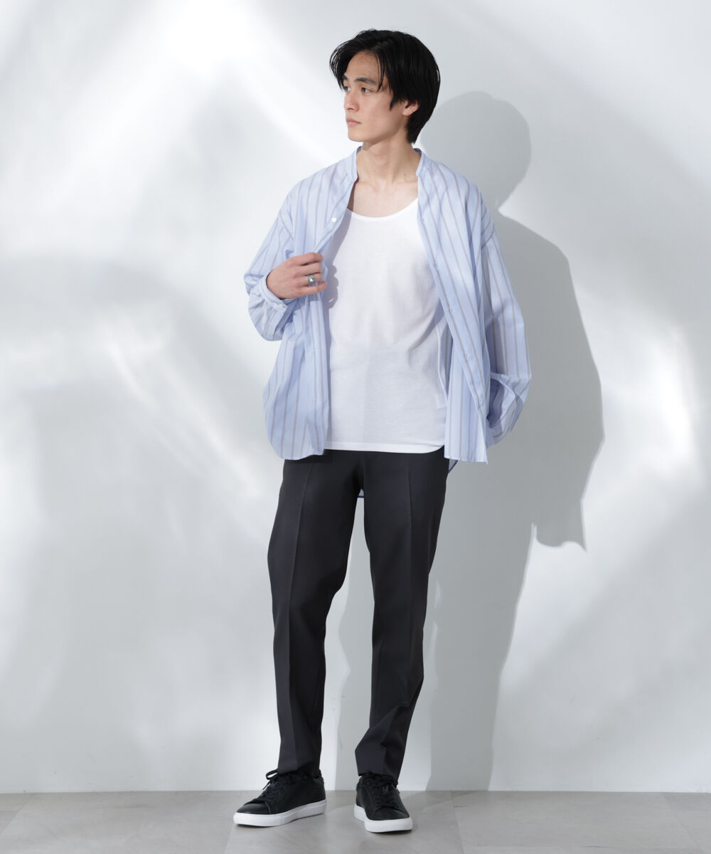 nano･universe「Anti Soaked(R)  Plus インナーTシャツ 半袖」|Tシャツ・カットソー|