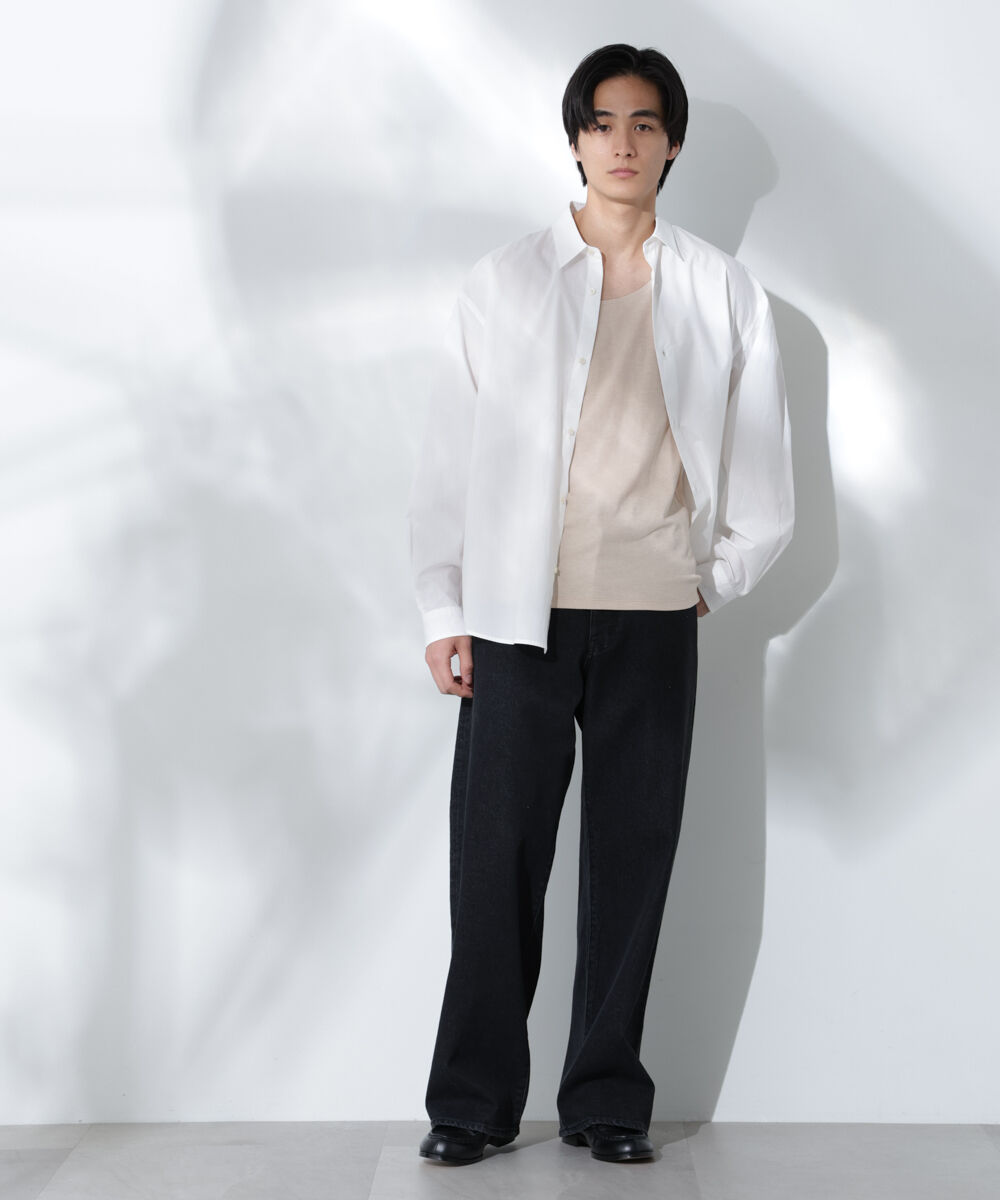 nano･universe「Anti Soaked(R)  Plus インナーTシャツ 半袖」|Tシャツ・カットソー|