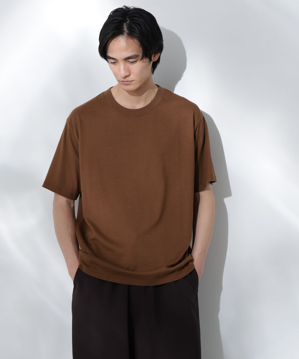 nano･universe「Anti Soaked(R)汗染み防止 De Light ミドルシルエットTシャツ」|Tシャツ・カットソー|