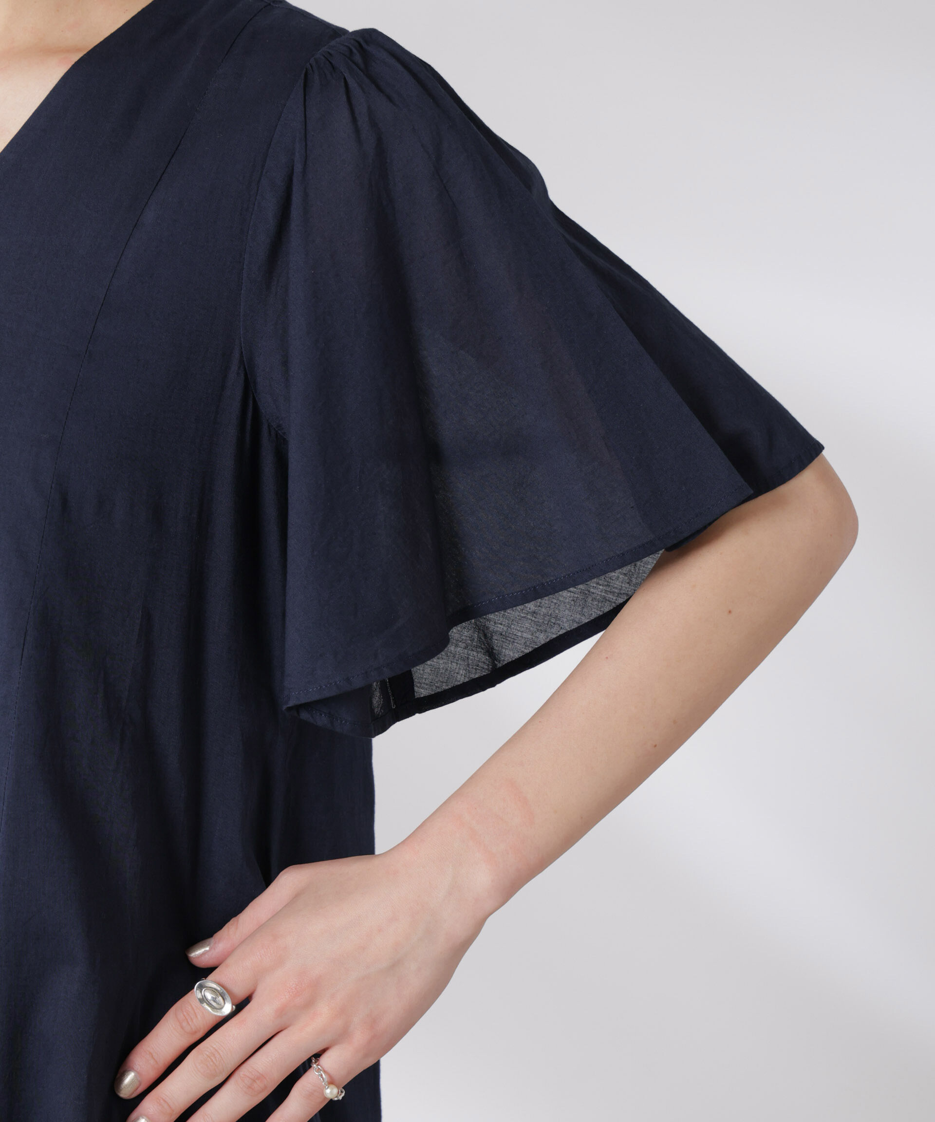 nano･universe「made in india コットンフレアワンピース」|ワンピース|