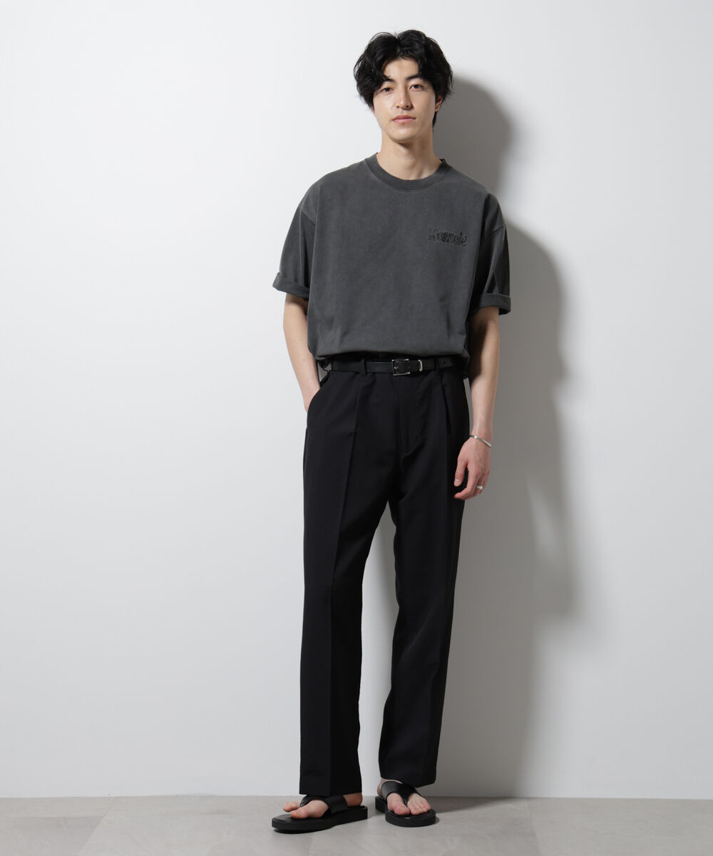 nano･universe「「MOFFISIE」オリジナル刺繍プリント Tシャツ 半袖」|Tシャツ・カットソー|