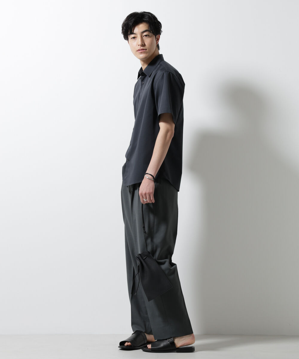 nano･universe「スタンダードレギュラーカラーシャツ/半袖」|シャツ・ブラウス|