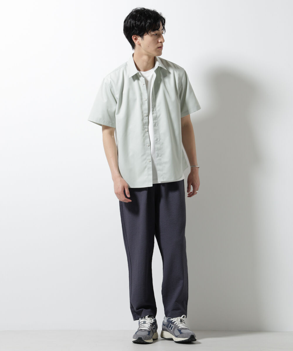 nano･universe「スタンダードレギュラーカラーシャツ/半袖」|シャツ・ブラウス|