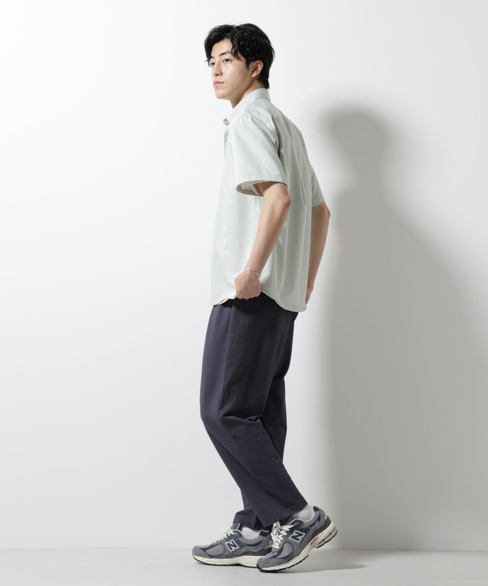 nano･universe「スタンダードレギュラーカラーシャツ/半袖」|シャツ・ブラウス|