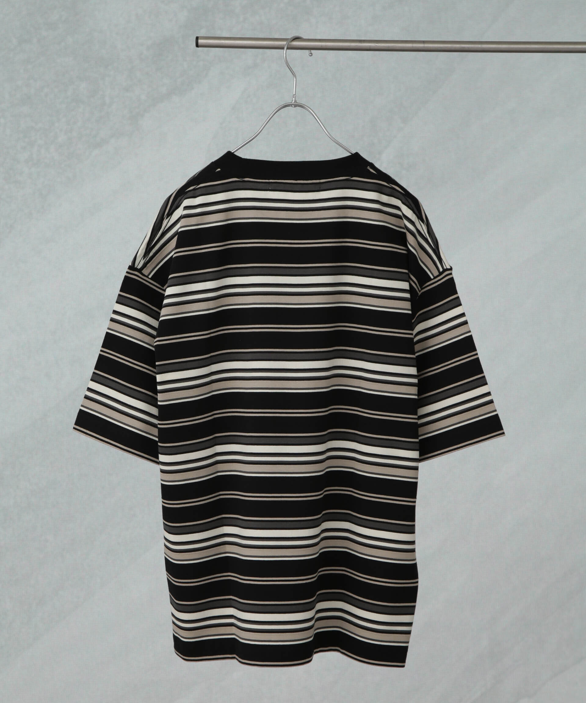 nano･universe「マルチボーダーリラックスＴシャツ 半袖」|Tシャツ・カットソー|