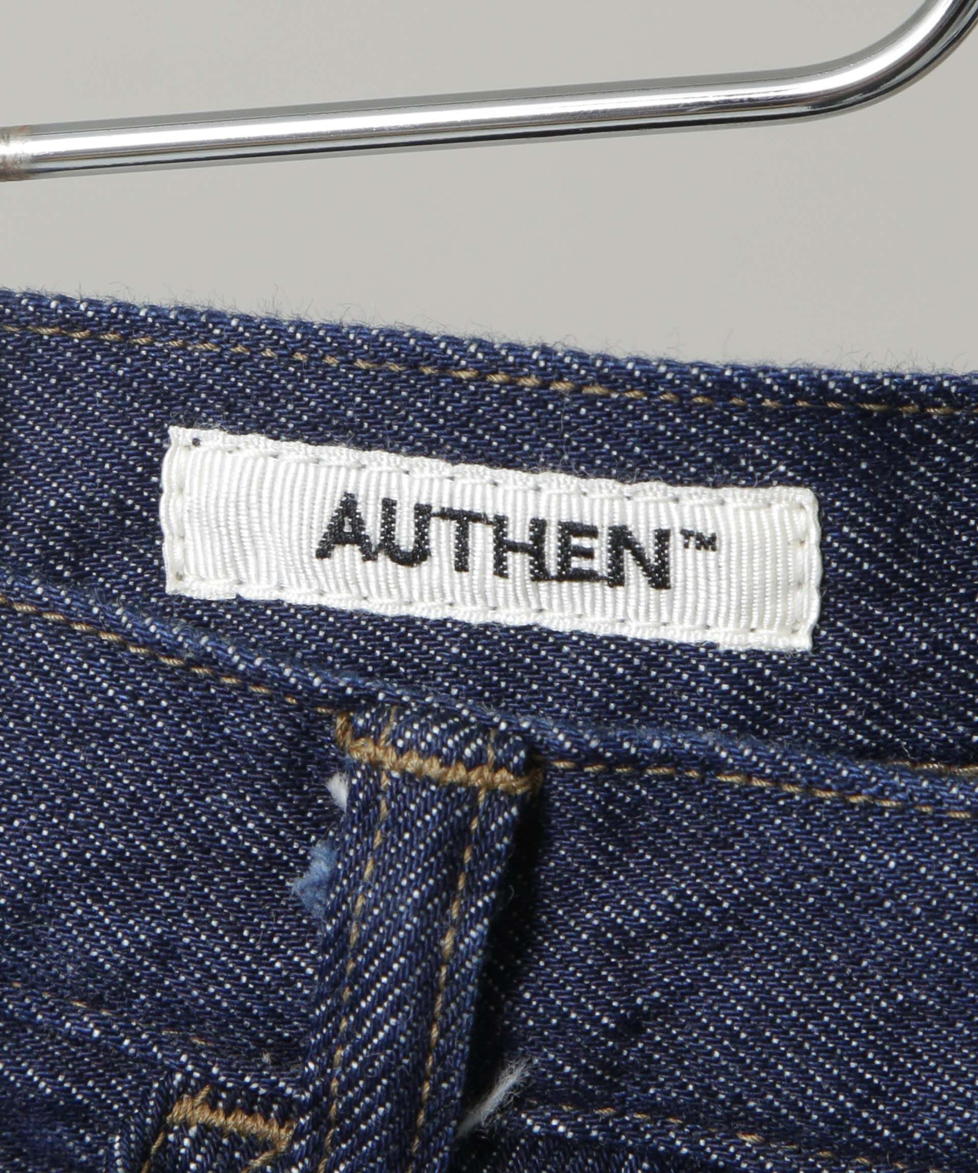 nano･universe「AUTHEN/VINTAGE DENIM WIDE LEG」|チノ|