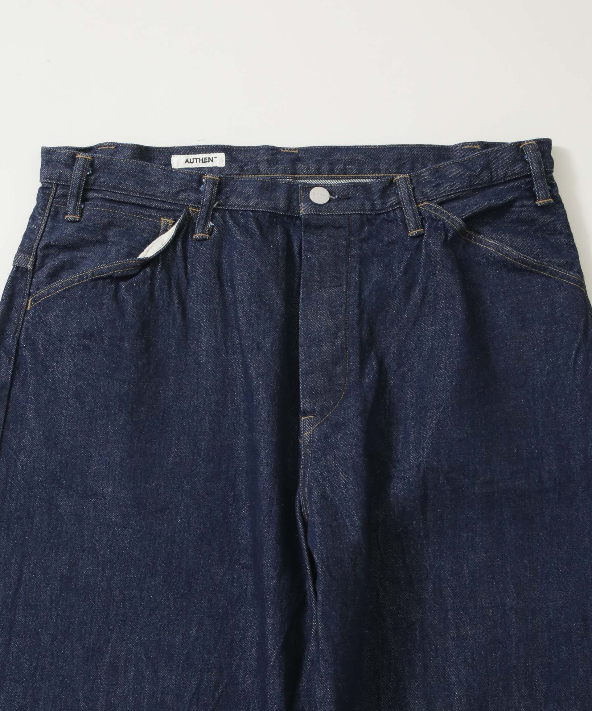 nano･universe「AUTHEN/VINTAGE DENIM WIDE LEG」|チノ|