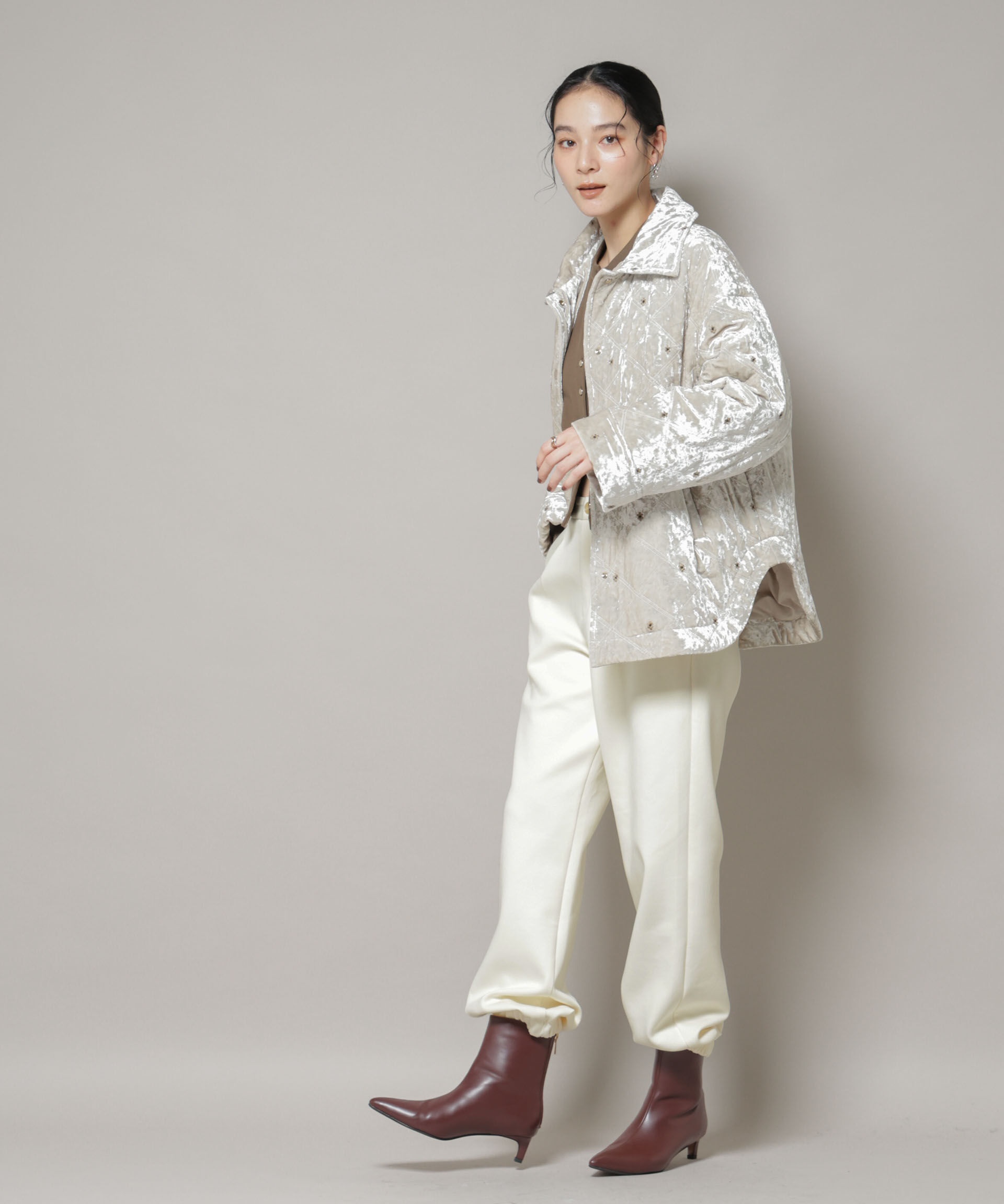 nano･universe「ダンボールジョガーパンツ」|チノ|