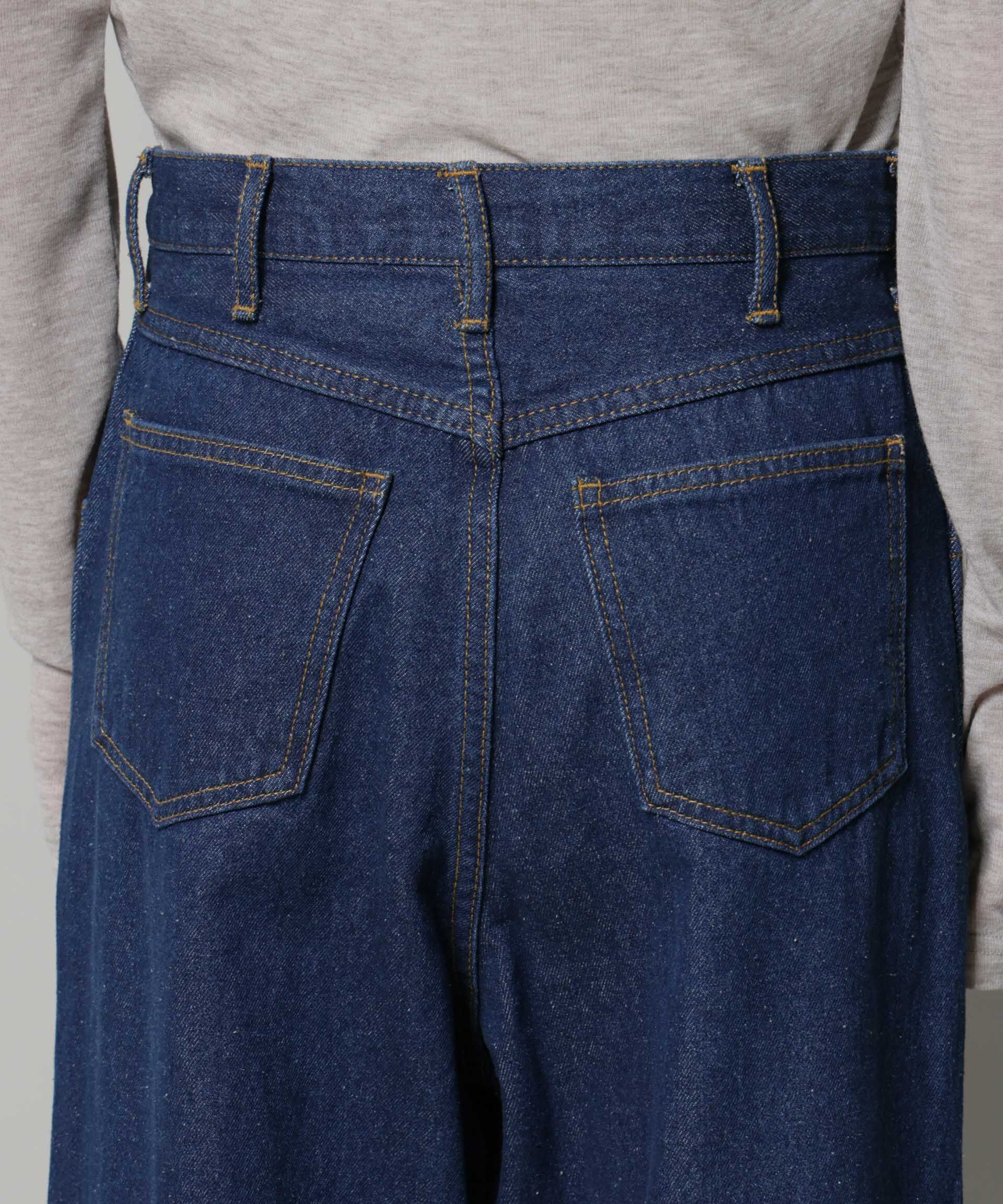 nano･universe「ワイドデニムパンツ」|チノ|