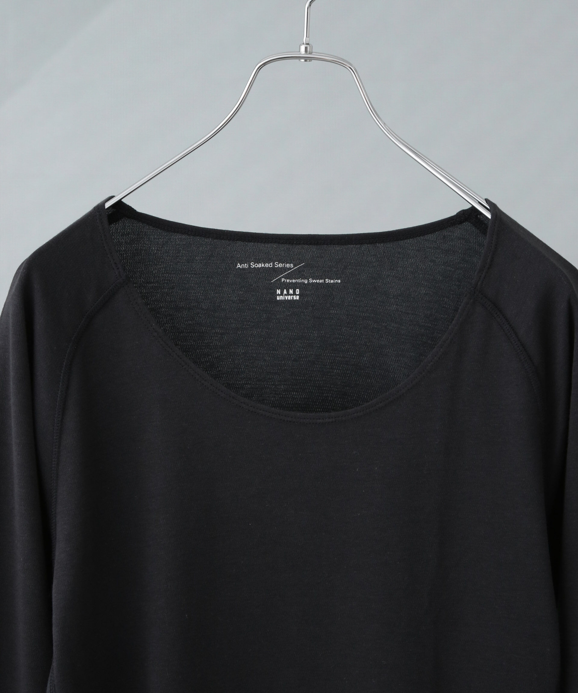 nano･universe「Anti Soaked(R)Plus インナーTシャツ 長袖」|Tシャツ・カットソー|