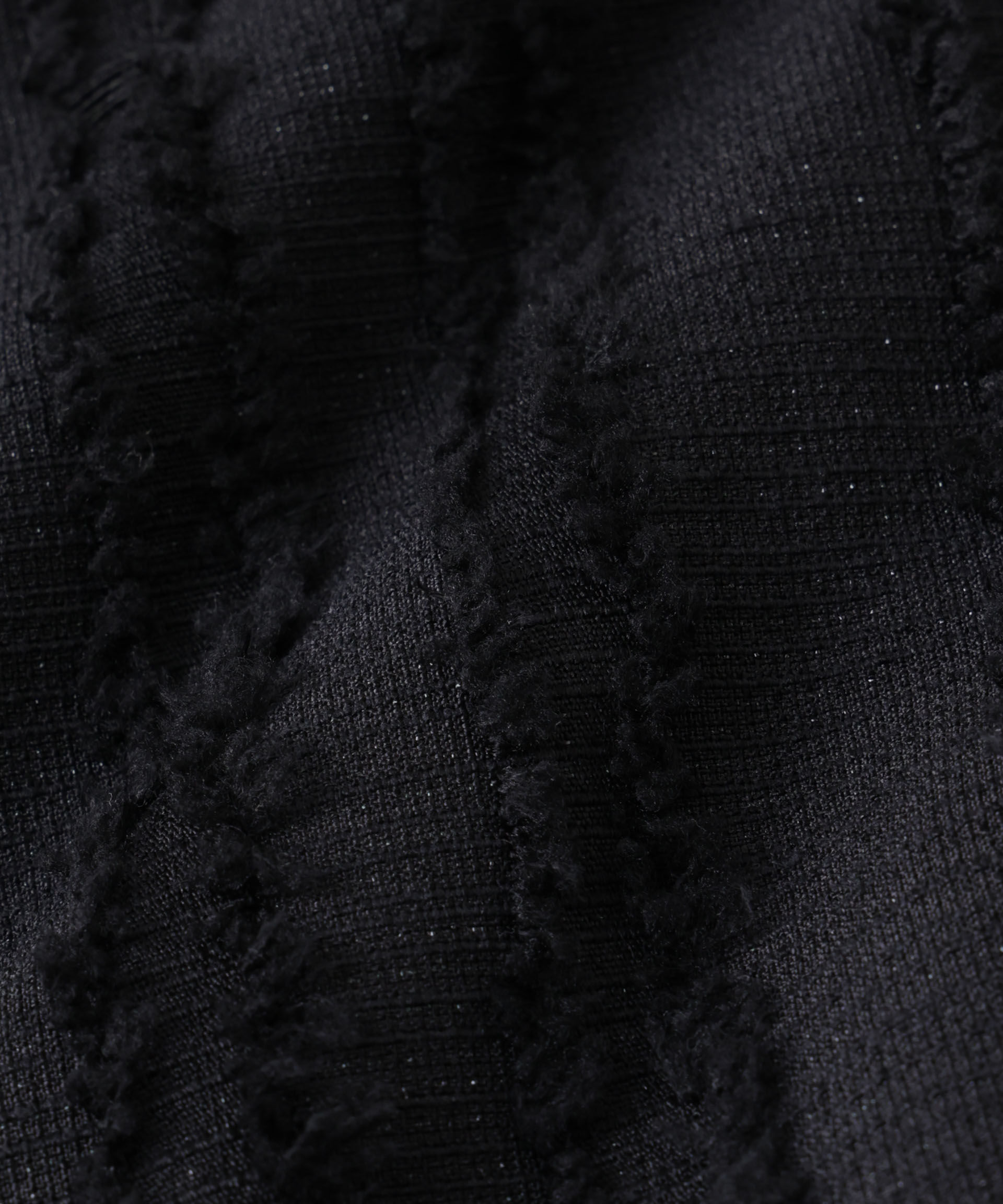 nano･universe「「ASSEMBLANC」カットレースフリンジブルゾン」|ブルゾン・スタジャン|