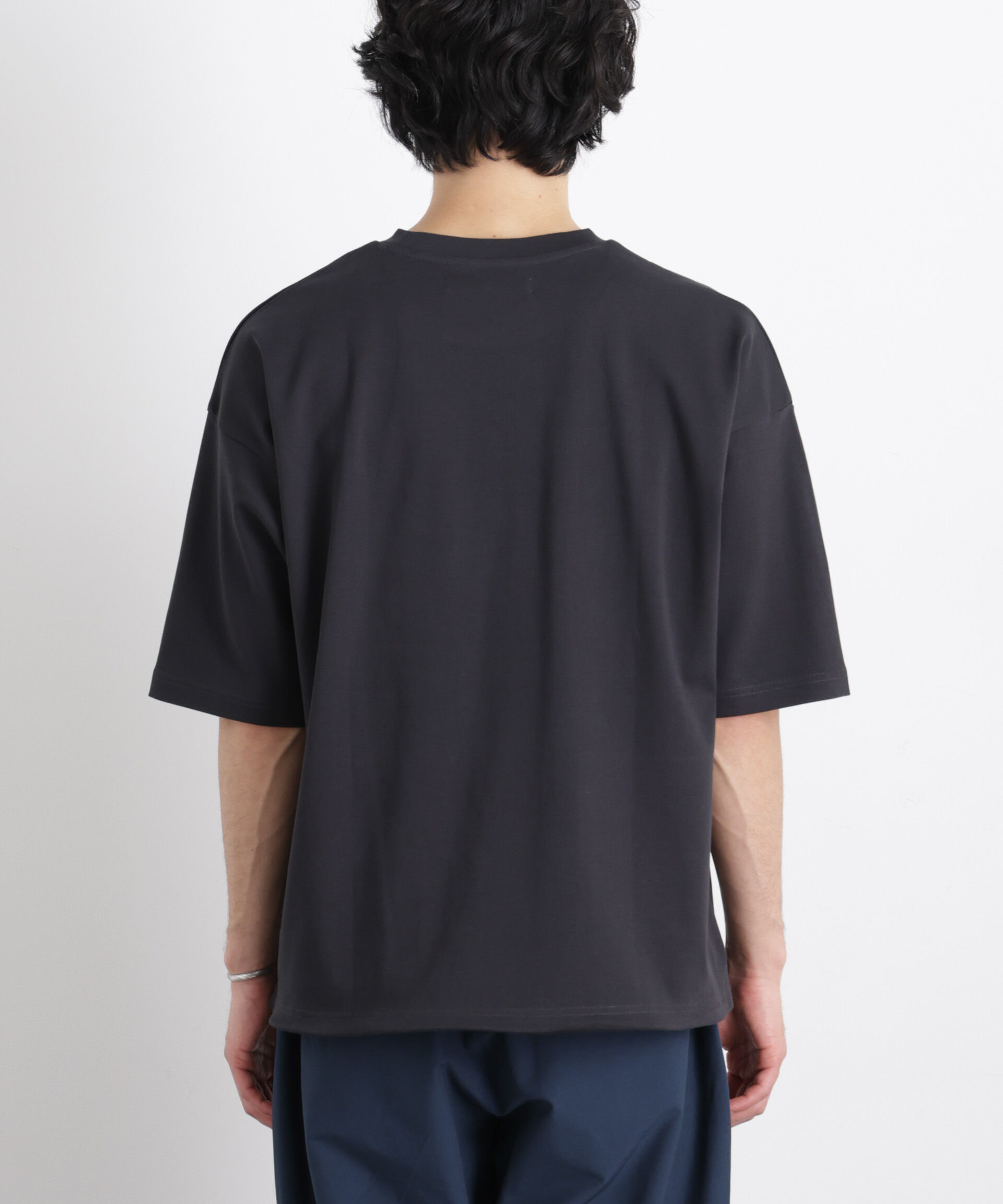 nano･universe「ワイドダンボール Tシャツ 半袖」|Tシャツ・カットソー|