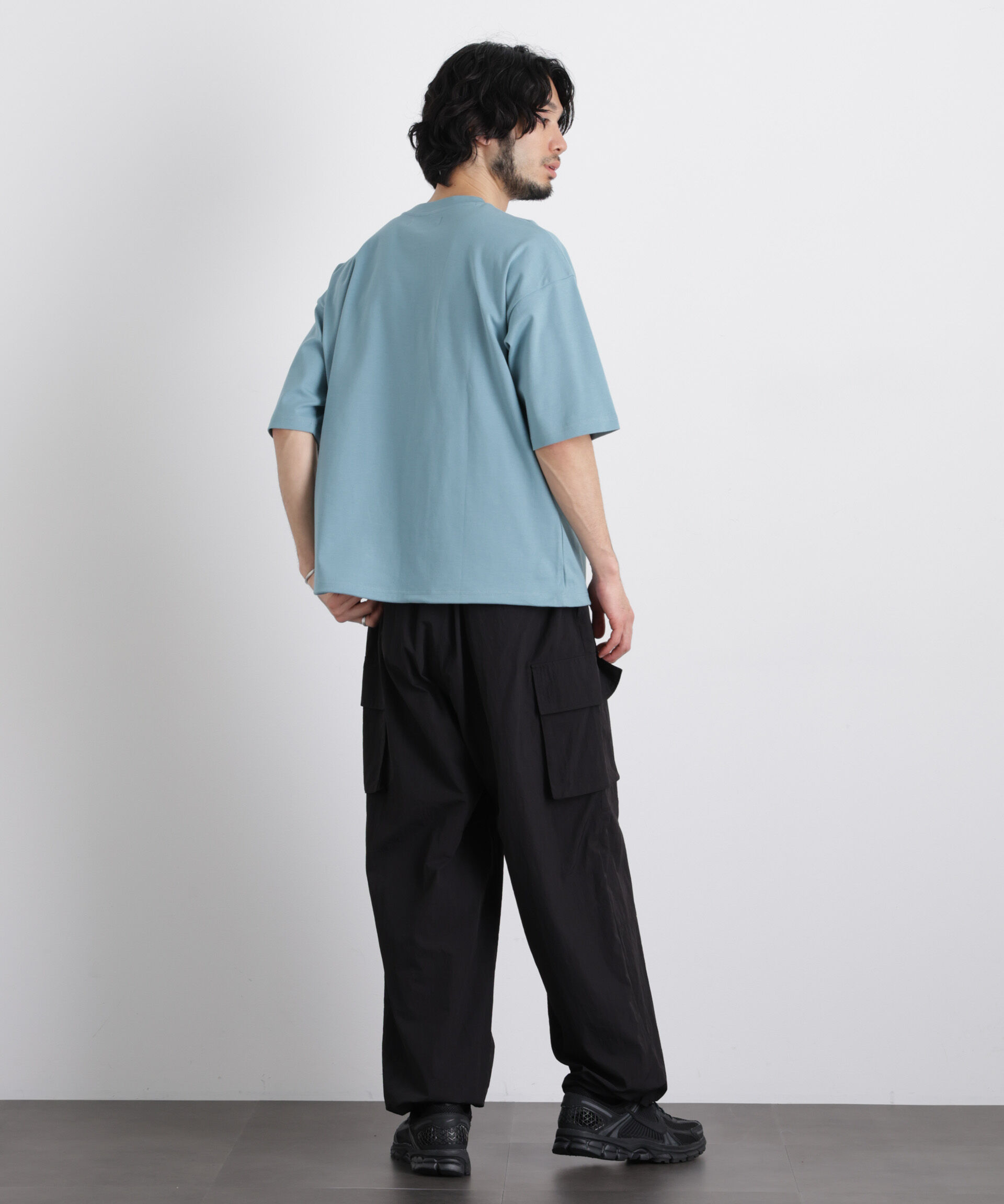 nano･universe「ワイドダンボール Tシャツ 半袖」|Tシャツ・カットソー|