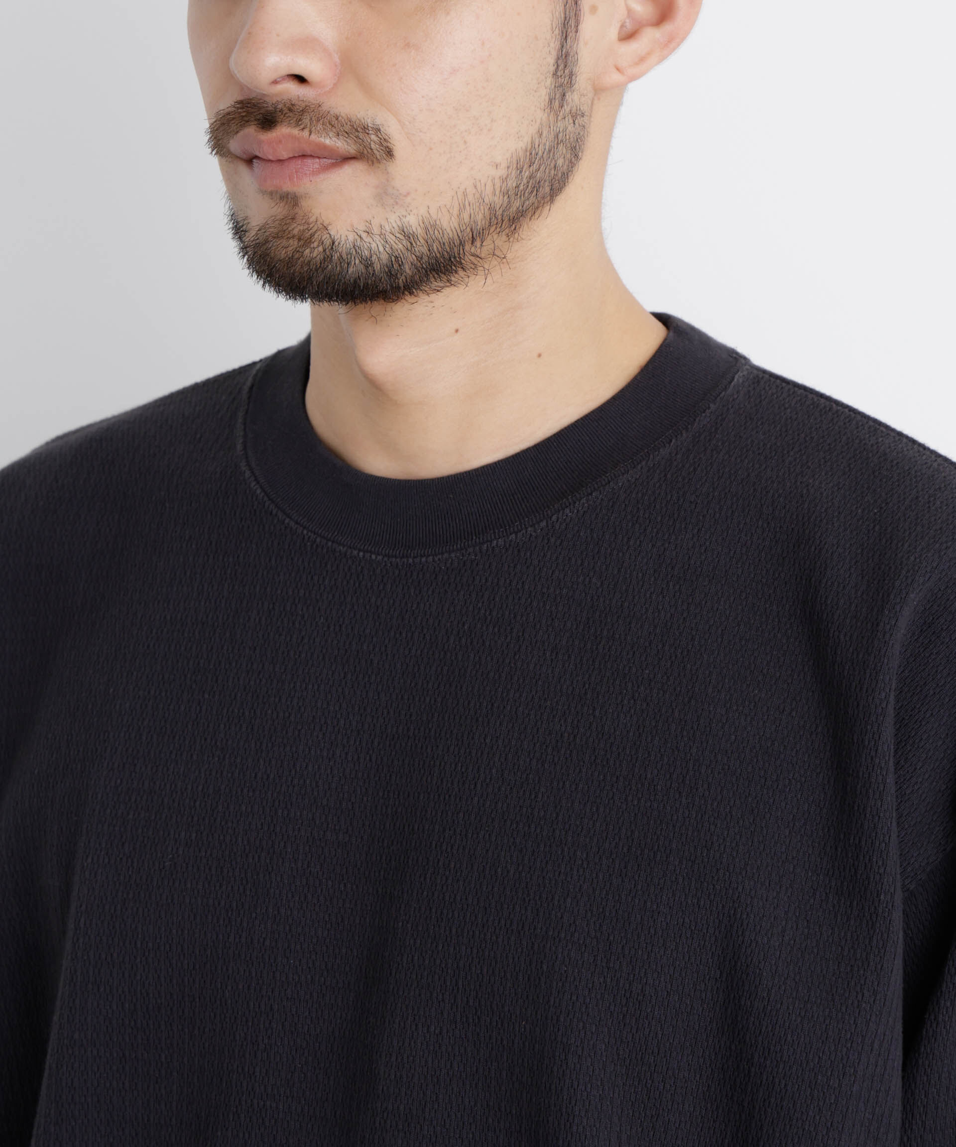 nano･universe「コットンサーマルクルーネックプルオーバー」|Tシャツ・カットソー|