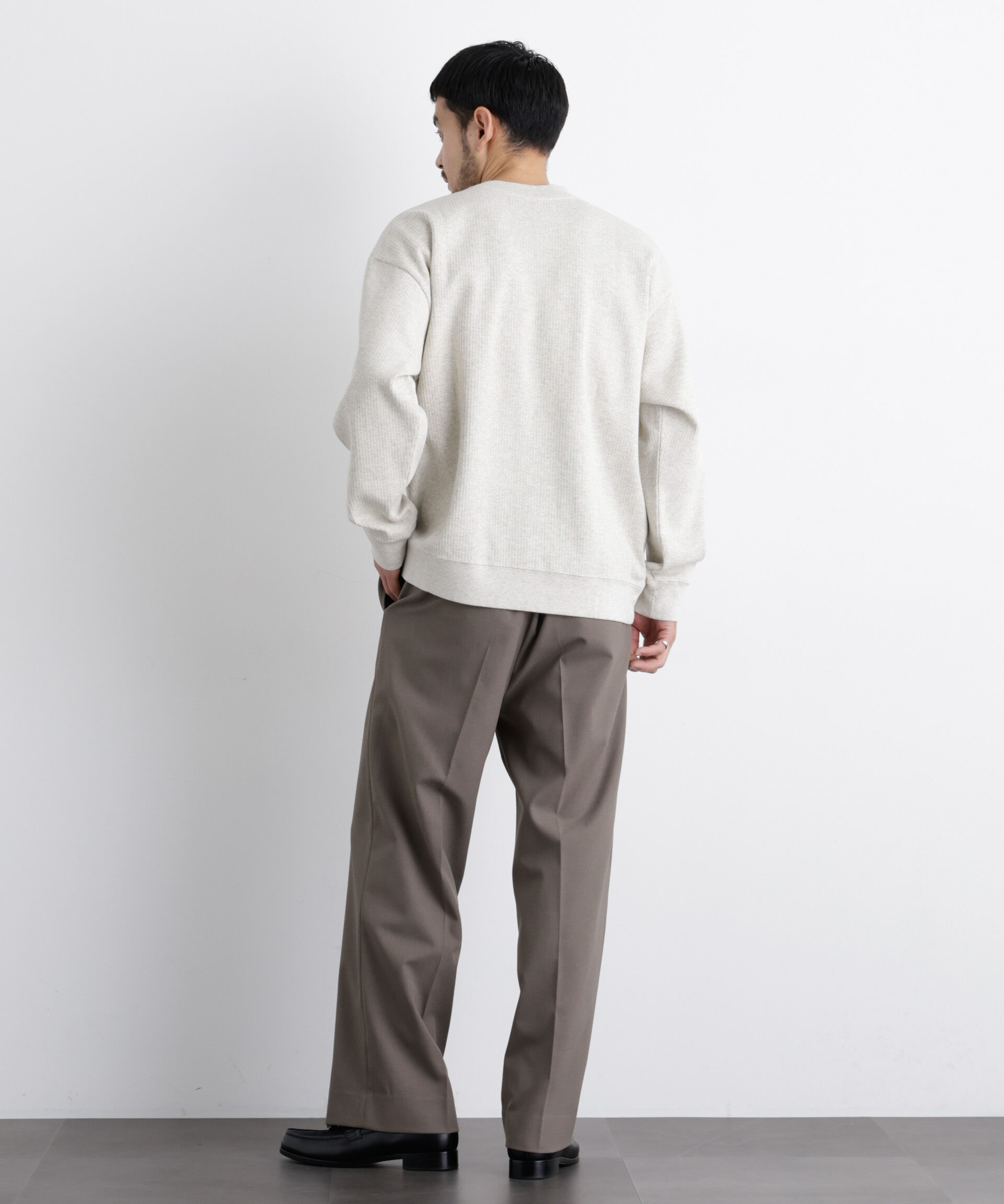 nano･universe「コットンサーマルクルーネックプルオーバー」|Tシャツ・カットソー|