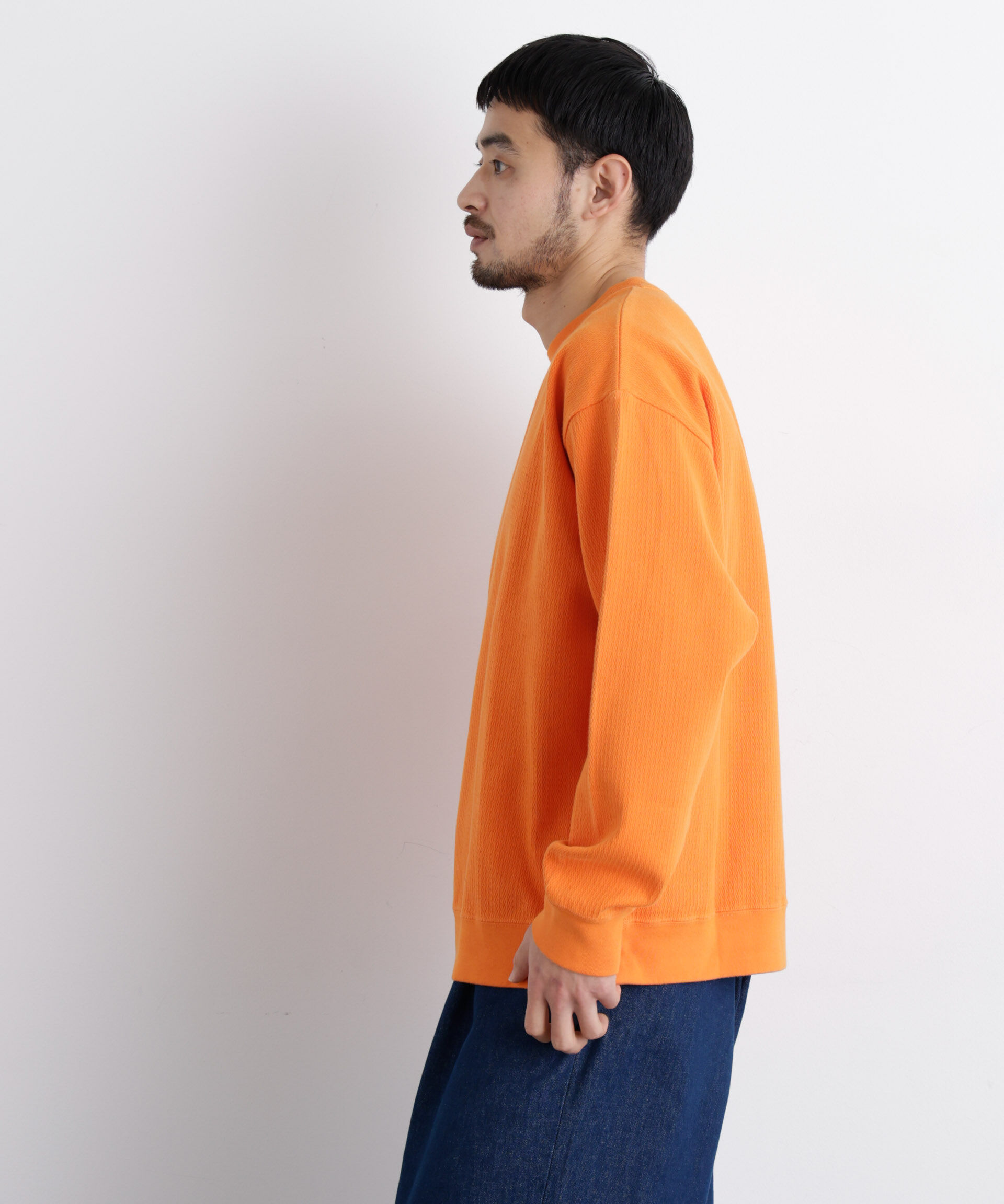 nano･universe「コットンサーマルクルーネックプルオーバー」|Tシャツ・カットソー|