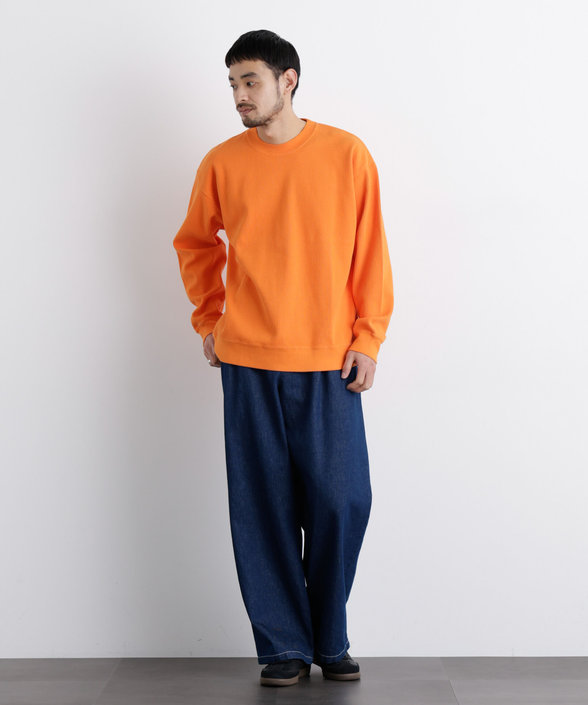 nano･universe「コットンサーマルクルーネックプルオーバー」|Tシャツ・カットソー|