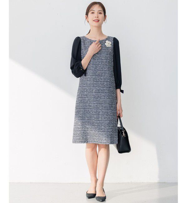 組曲「【セットアップ対応】ラメループモールツイード ワンピース」|ワンピース|