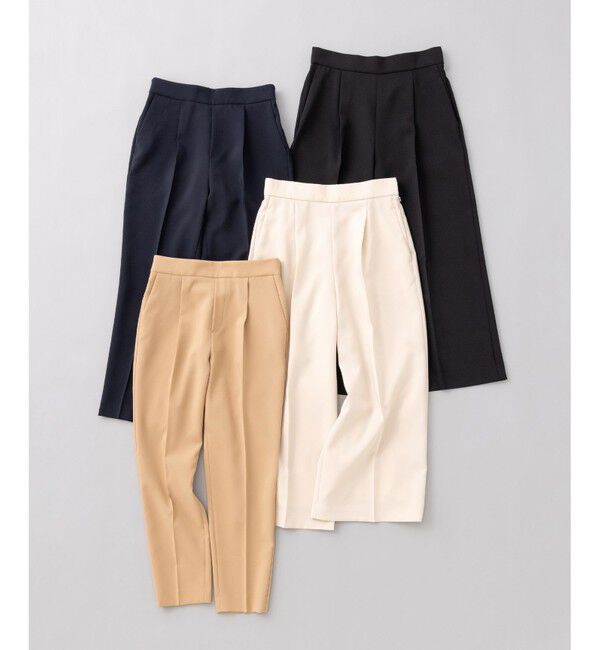 組曲「【ストレッチ・イージーケア】オシャクロス ガウチョパンツ」|その他|