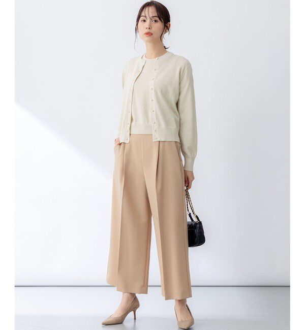 組曲「【ストレッチ・イージーケア】オシャクロス ガウチョパンツ」|その他|