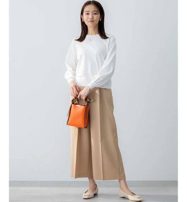 組曲「【ストレッチ・イージーケア】オシャクロス ガウチョパンツ」|その他|