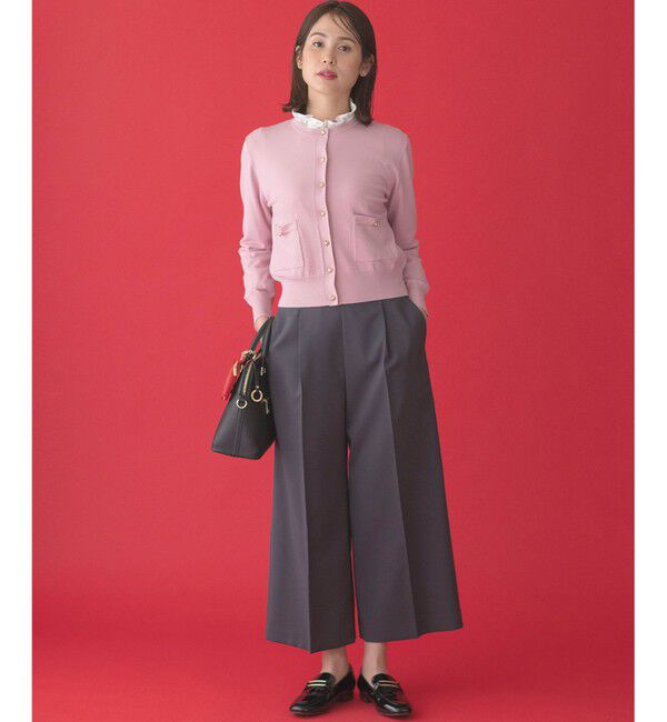 組曲「【ストレッチ・イージーケア】オシャクロス ガウチョパンツ」|その他|