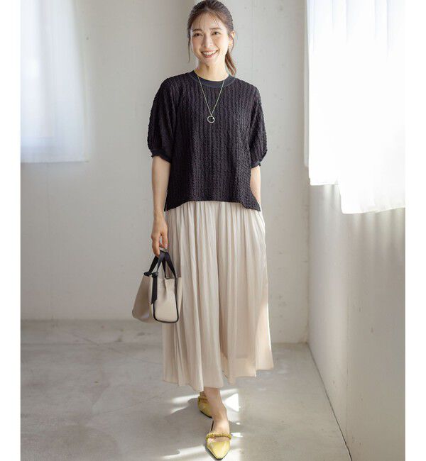 組曲「【春夏のNEWカラー登場】ギャザーライトデシン パンツ」|その他|